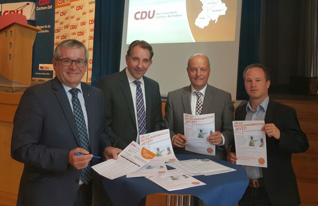 CDU startet Unterschriftenaktion für Mittelrheinbrücke