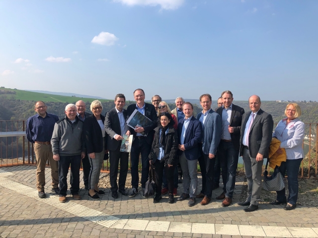 CDU besucht neues Loreley Plateau